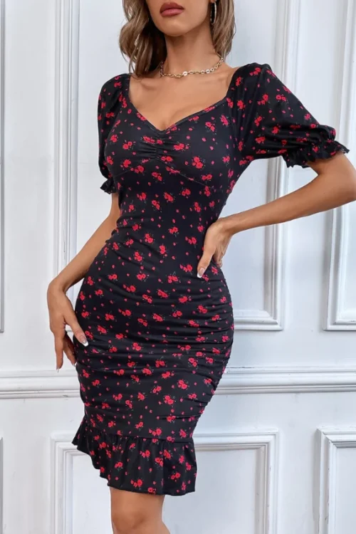 floral mini dress - Image 4