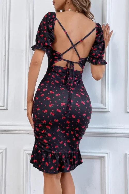 floral mini dress - Image 5