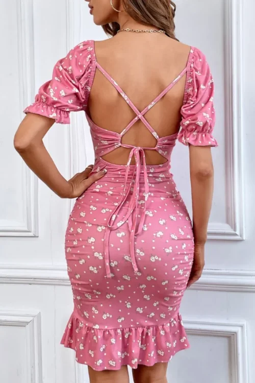 floral mini dress - Image 12