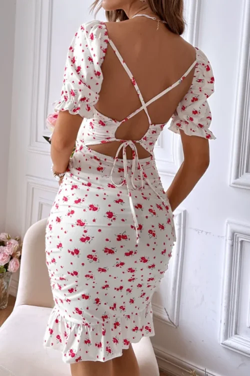 floral mini dress - Image 2