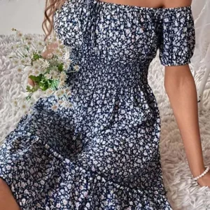 floral mini dress
