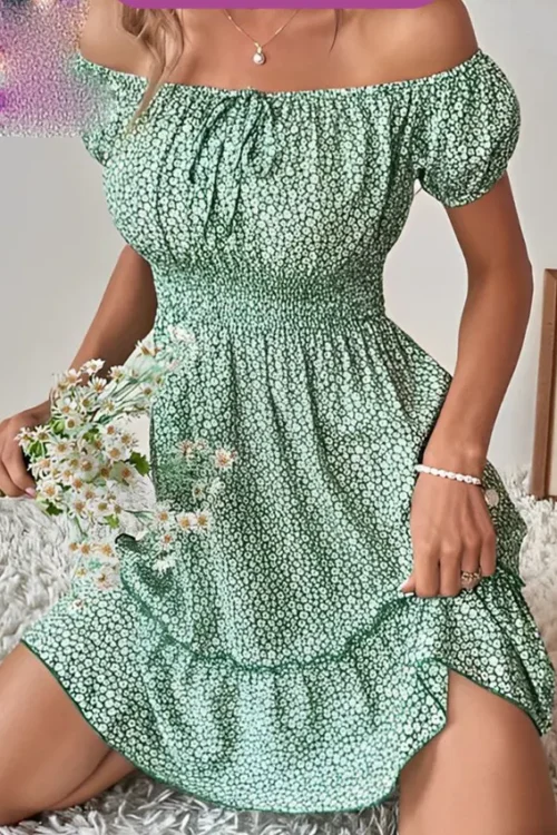 floral mini dress