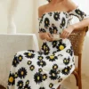 floral maxi dress