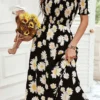 floral maxi dress - Image 3