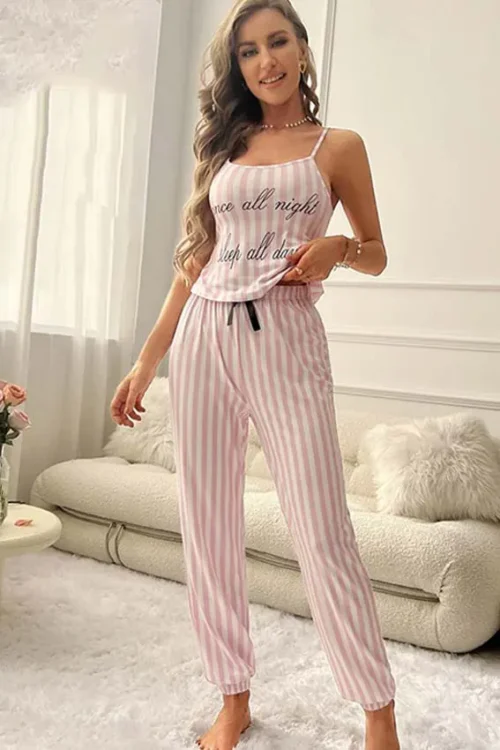 pink pj set