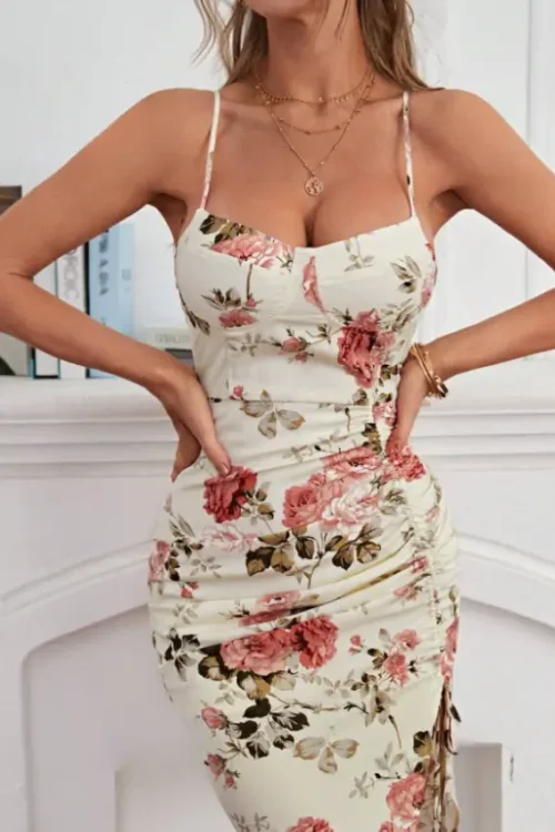 floral mini dress - Image 2