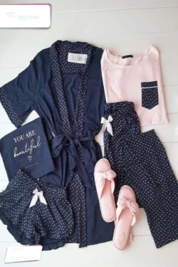 darkblue pj set