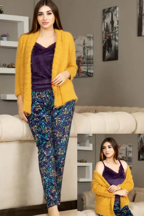 yellow pj set