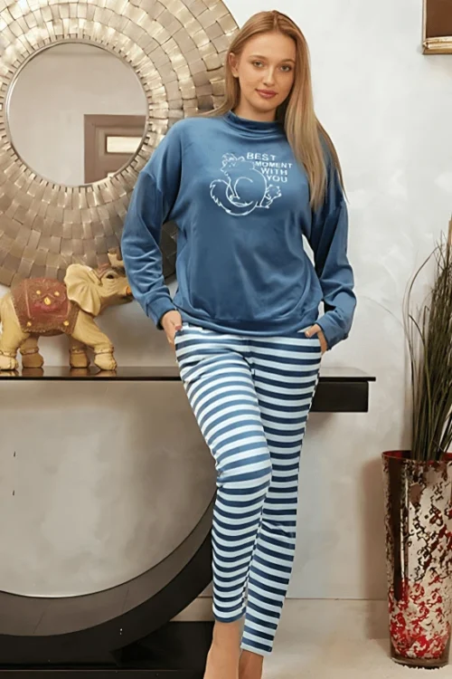 darkblue pj set