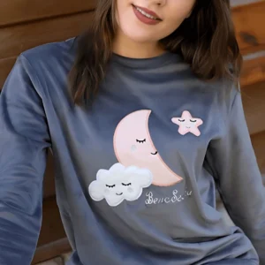 gray pj set