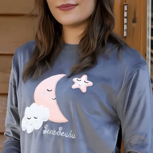 gray pj set
