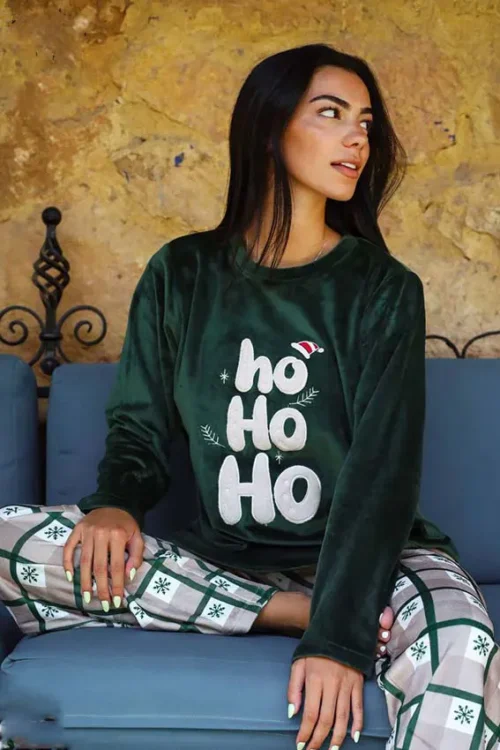green pj set