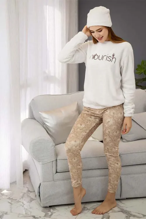 white pj set