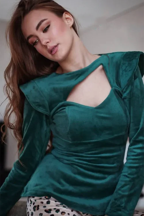 green pj set - Image 3