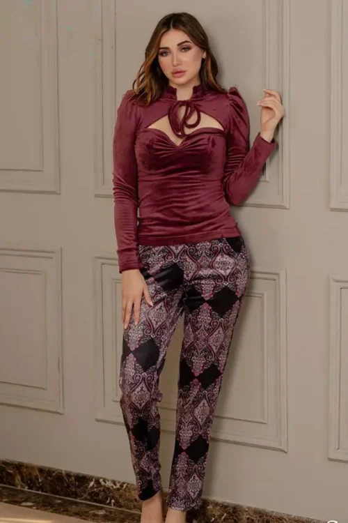 purple pj set