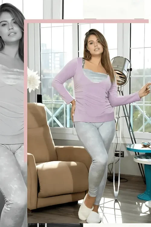 purple pj set - Image 2