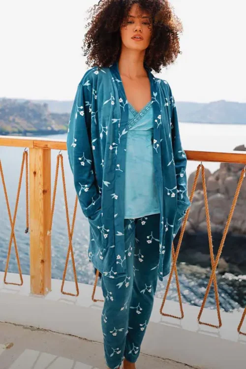 green pj set