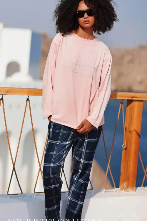pink pj set