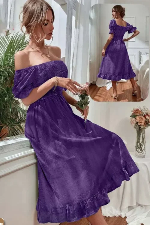 cute velvet dress
