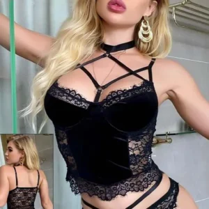 velvet bra & panty