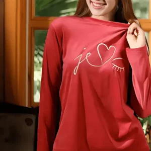 red pj set