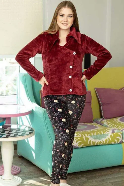 darkred pj set