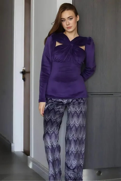 purple pj set - Image 3