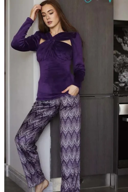 purple pj set