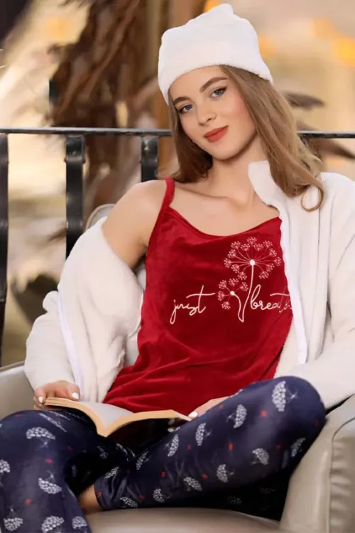 white pj set