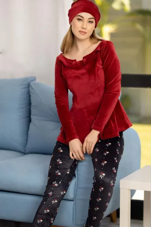 red pj set