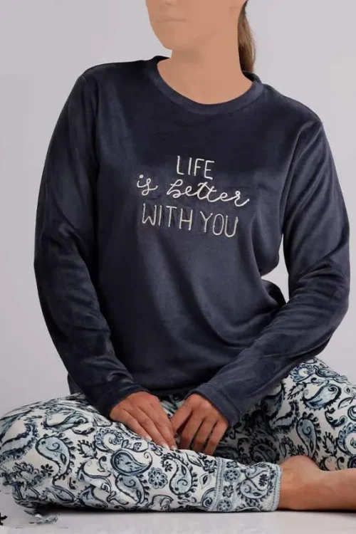 darkblue pj set