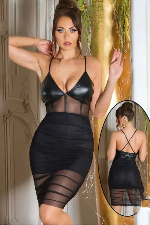 sexy black lingerie