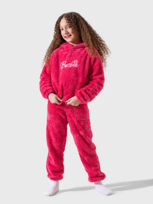 barbie print girls pj set - Image 2