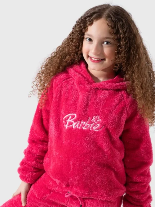 barbie print girls pj set - Image 3