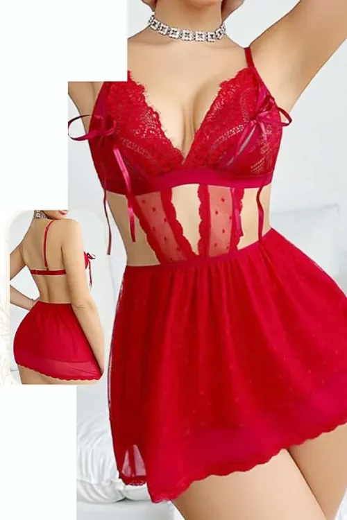 red lingerie