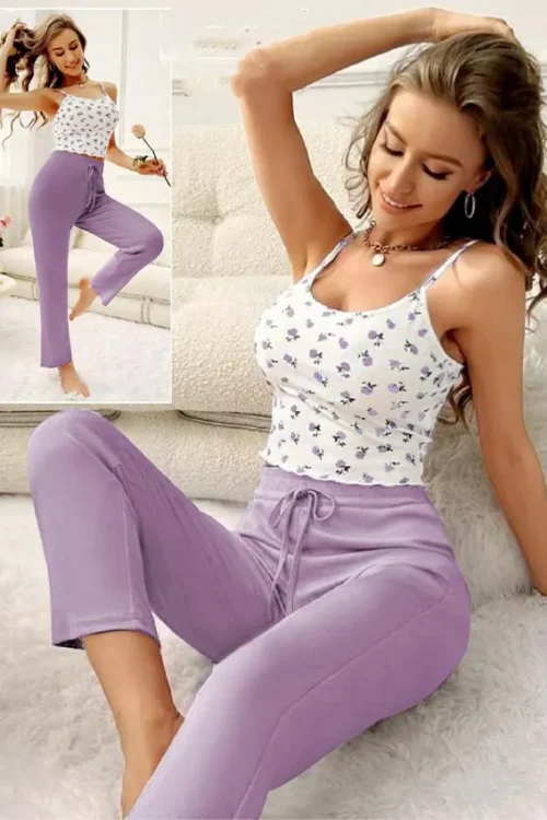floral pj set - Image 3