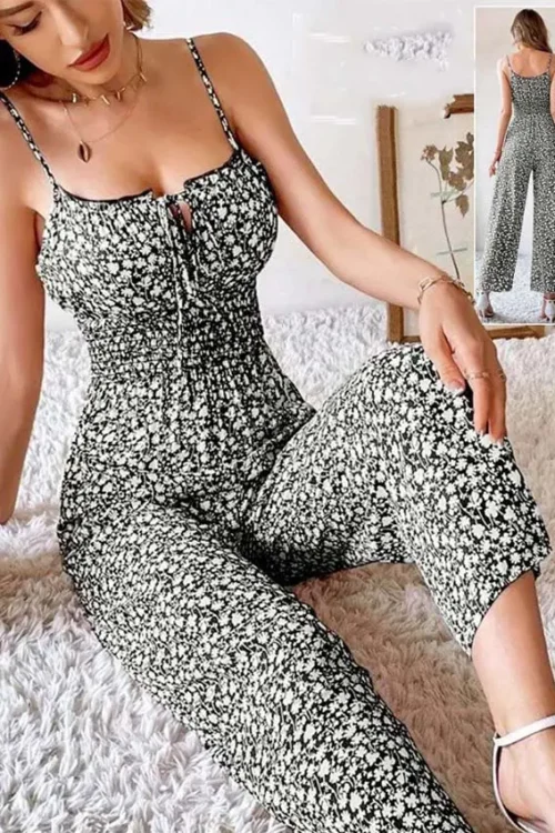 floral jumpsuit - Image 3