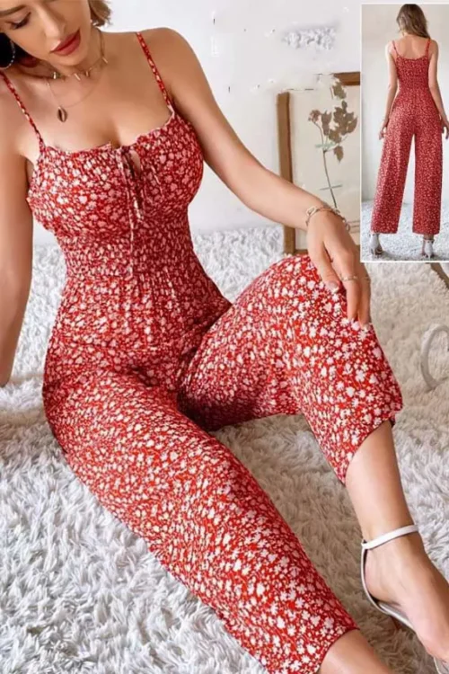 floral jumpsuit - Image 4