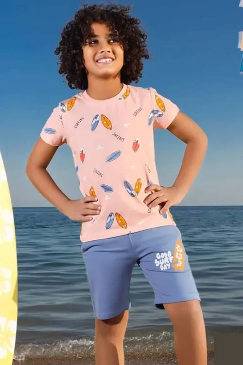 simon boys short pj set