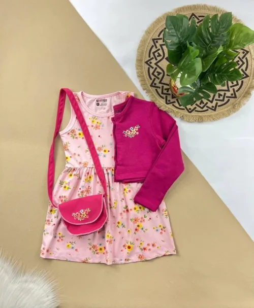 fushia girls dress - Image 2