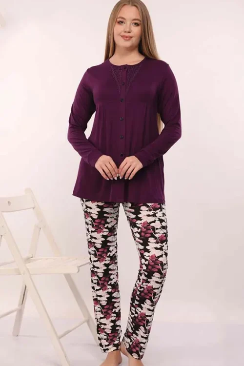 darkpurple pj set