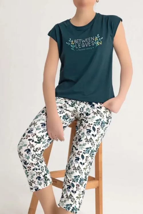 green pj set