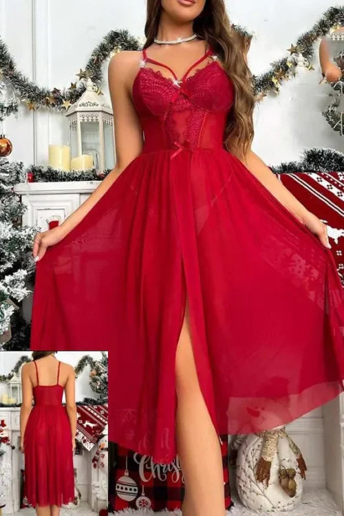 red lingerie