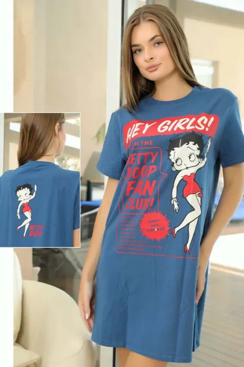 cartoon print nightshirt (100% cotton)