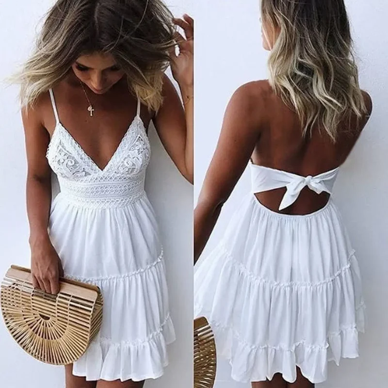 white dress
