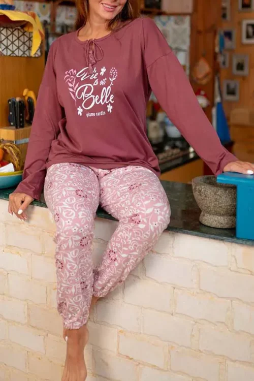 cashmere pj set (100% cotton)