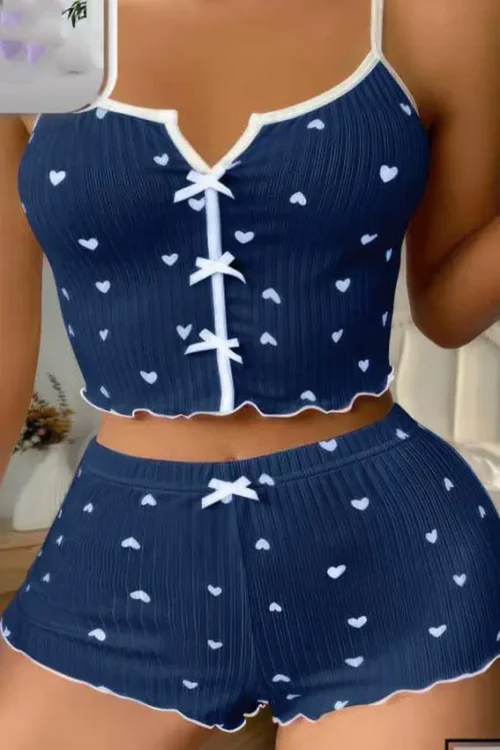 darkblue short pj