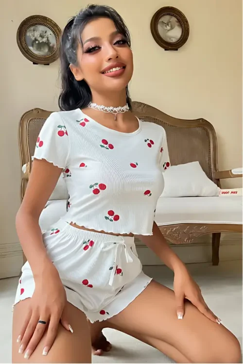 short pj set - Image 2