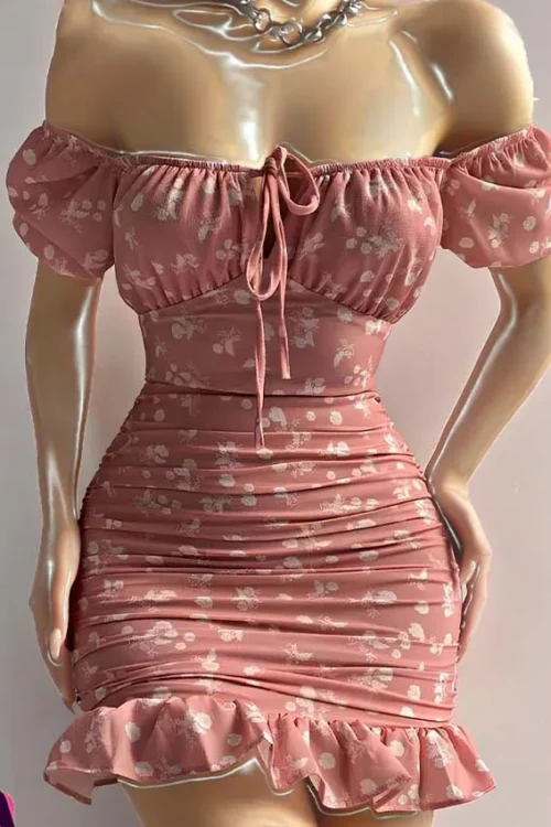 floral mini dress - Image 5