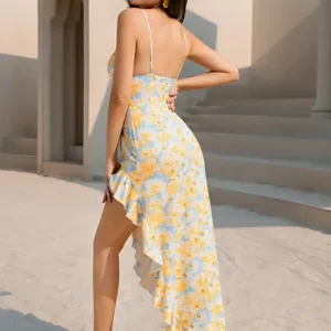 Yellow Floral Dress